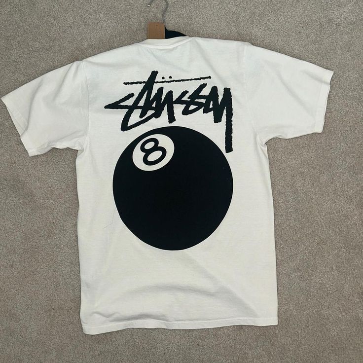 Stussy 8 Ball T-Shirt White - 22SS
