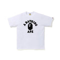 BAPE Bicolor College Tee White