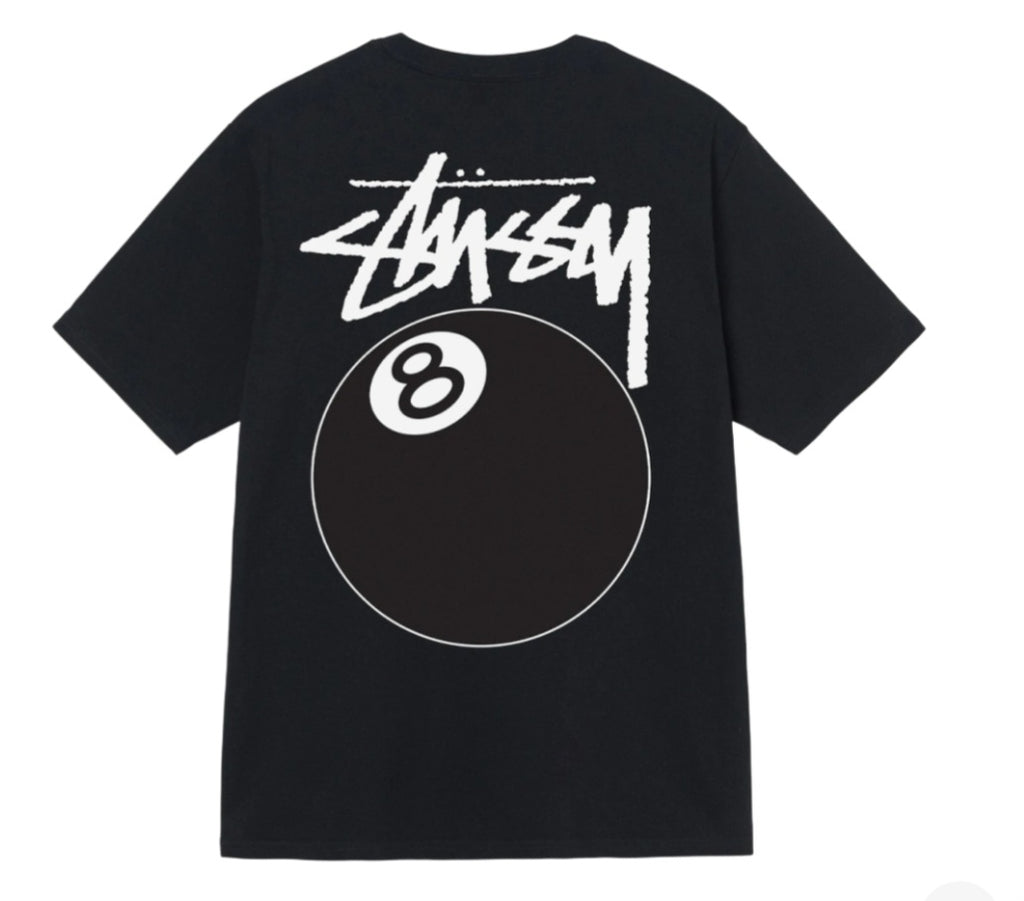 Stussy 8 Ball T-Shirt Black - 22SS