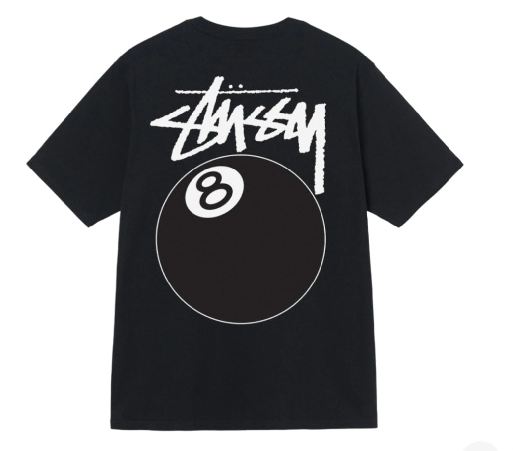 Stussy 8 Ball T-Shirt Black - 22SS