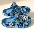 A BATHING APE X Crocs Clog Abc Blue