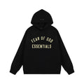 Essentials Fleece Hoodie Black - 24FW