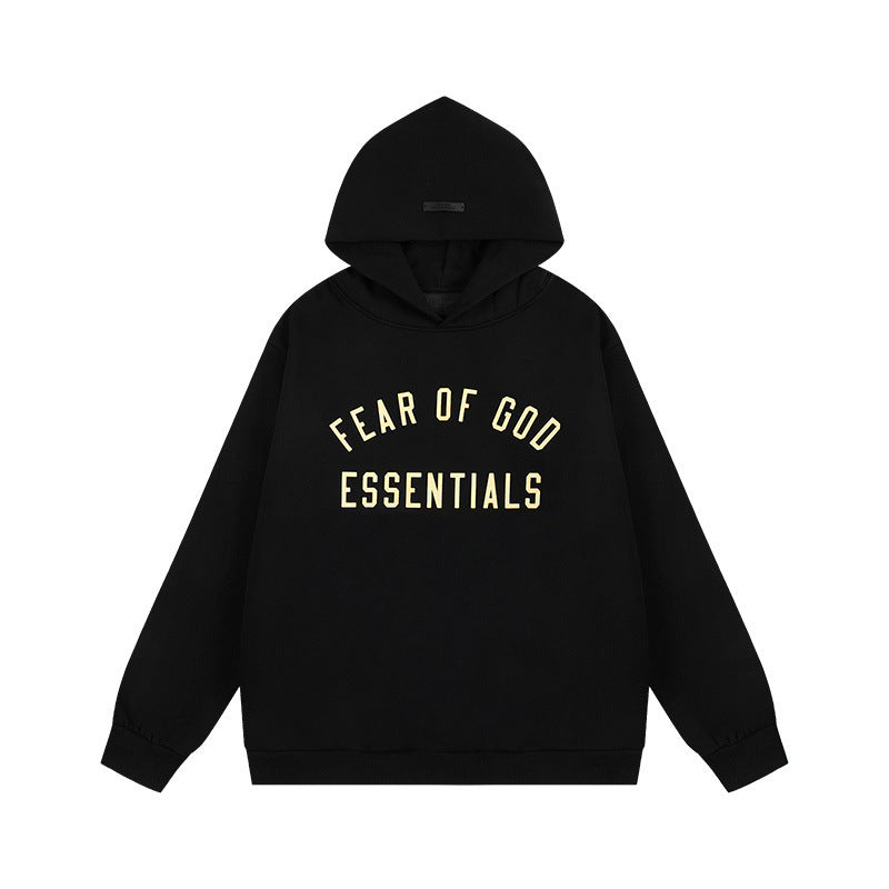 Essentials Fleece Hoodie Black - 24FW