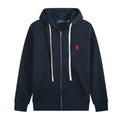 Polo Ralph Lauren Heather Navy Fleece Full Zip-Up Hoodie