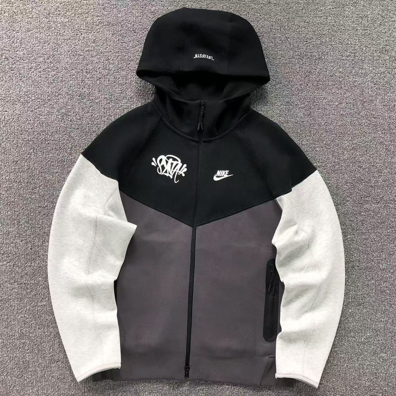 Nike x Central Cee Tech Fleece Zip Gray