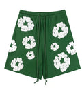 Denim Tears The Cotton Wreath Shorts Green