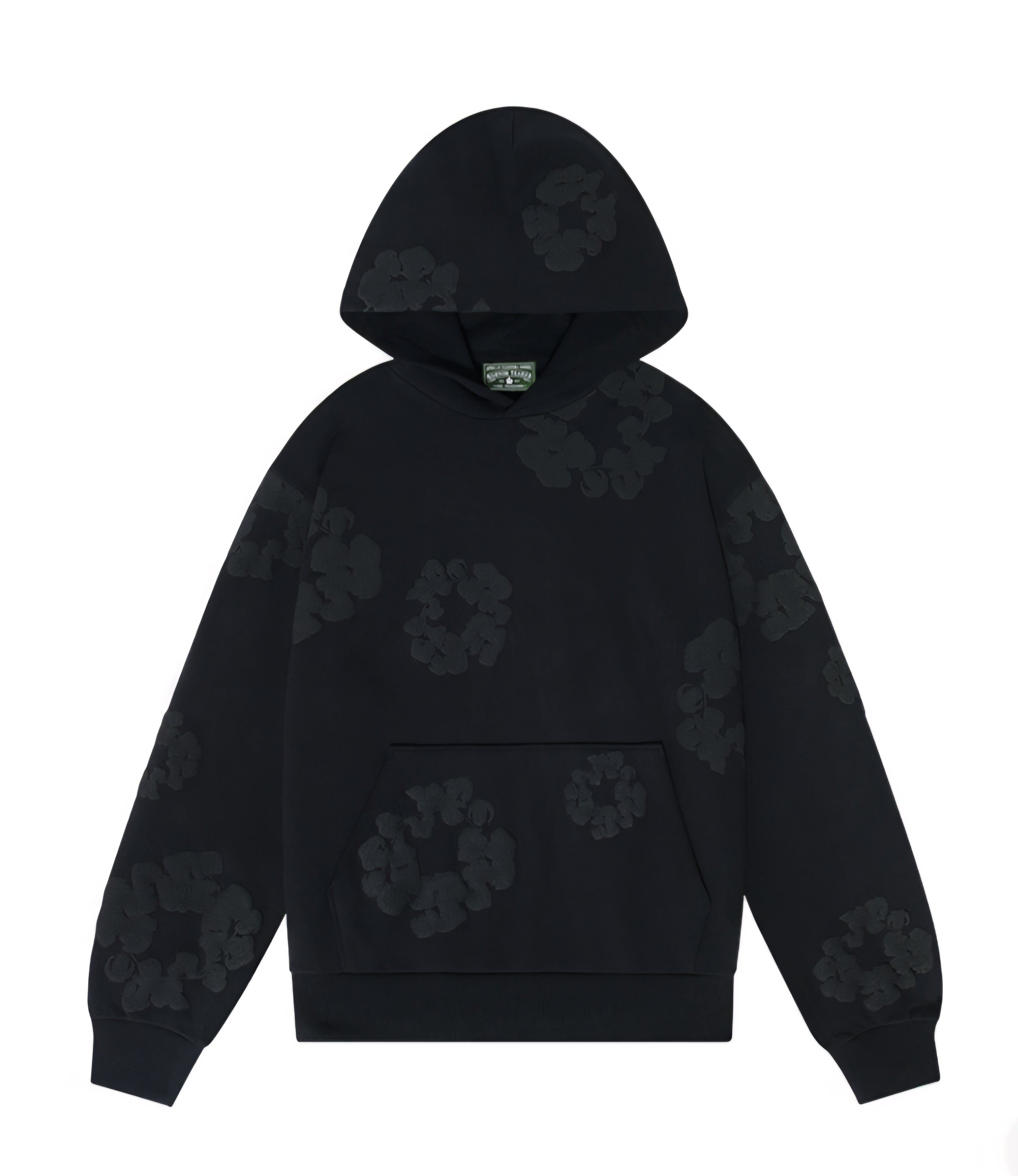 Denim Tears Mono Cotton Wreath Sweatshirt Black