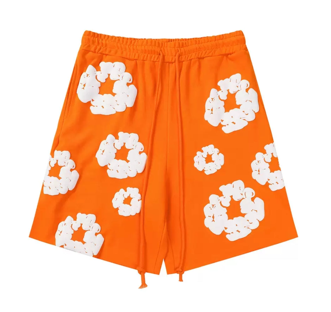 Denim Tears The Cotton Wreath Shorts Orange