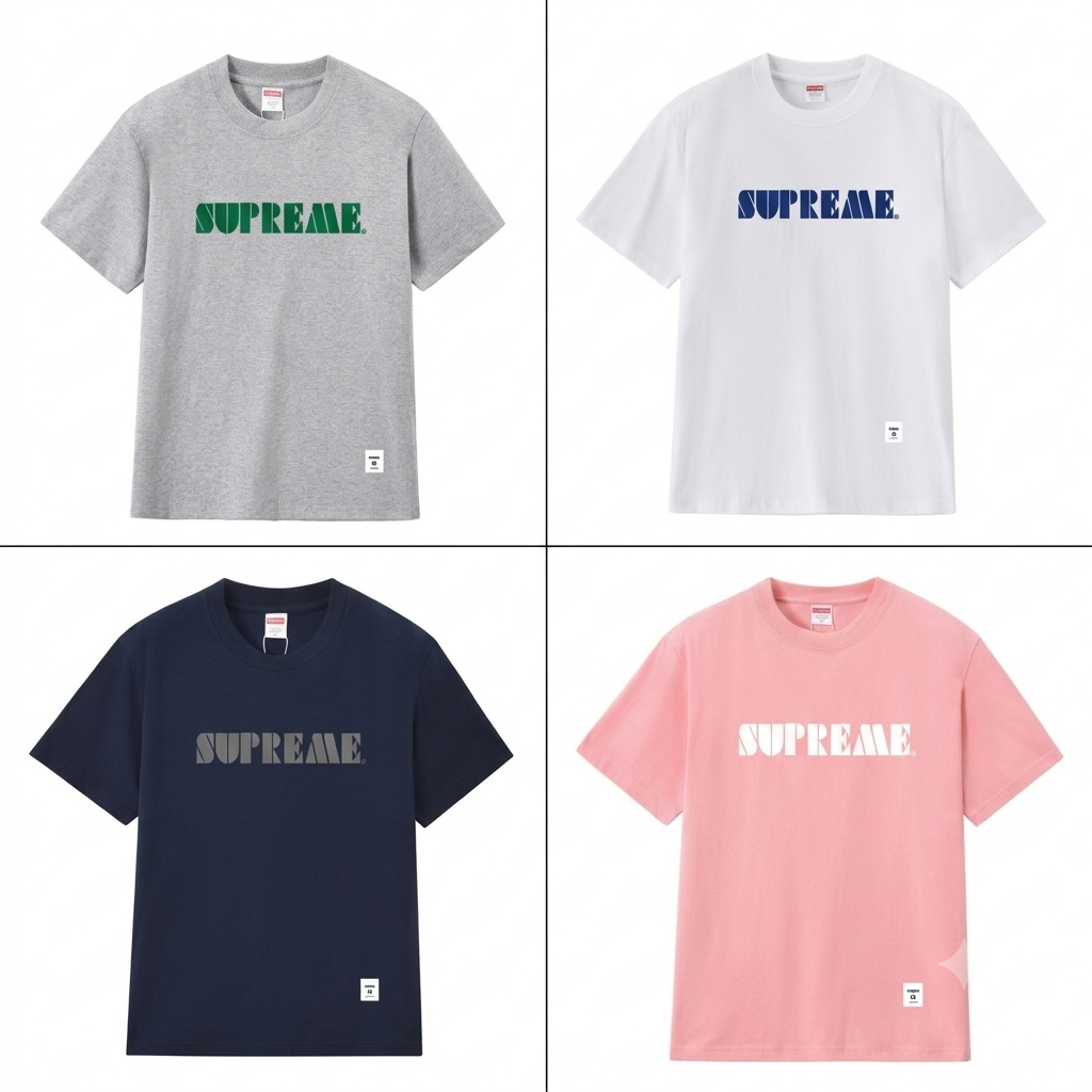Supreme Stencil Embroidered S/S Top White - 24SS