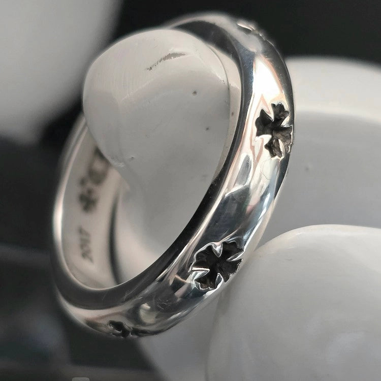 Chrome Hearts Negative CH Plus ring