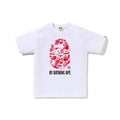 BAPE ABC Camo By Bathing Ape T-Shirt White Pink