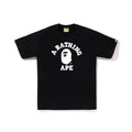 BAPE Bicolor College Tee Black
