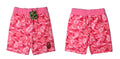 BAPE FIRE CAMO SWEAT SHORTS Pink