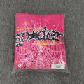 Sp5der OG Web Hoodie 'Pink'