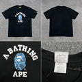BAPE ABC CAMO COLLEGE TEE Black/Blue