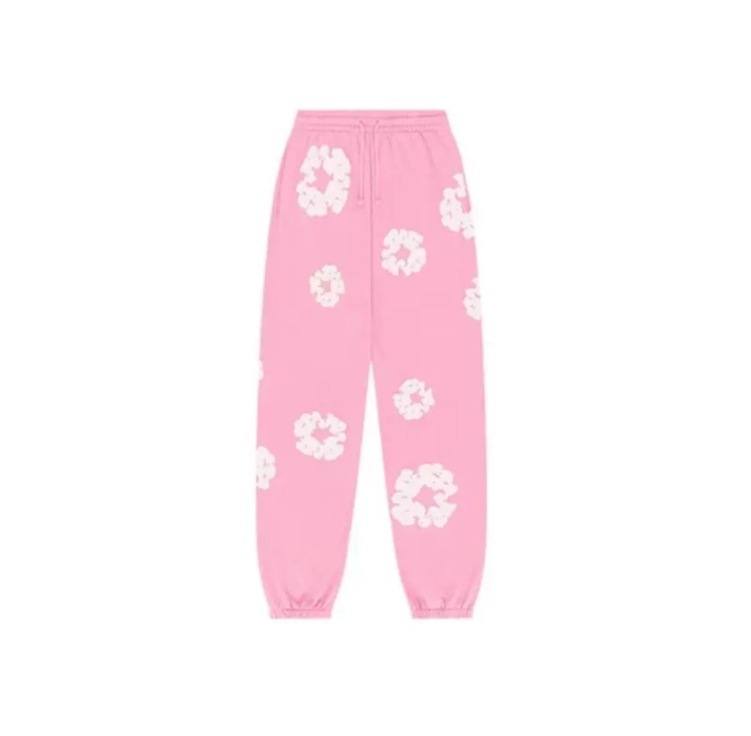 Denim Tears The Cotton Wreath Sweatpants Pink