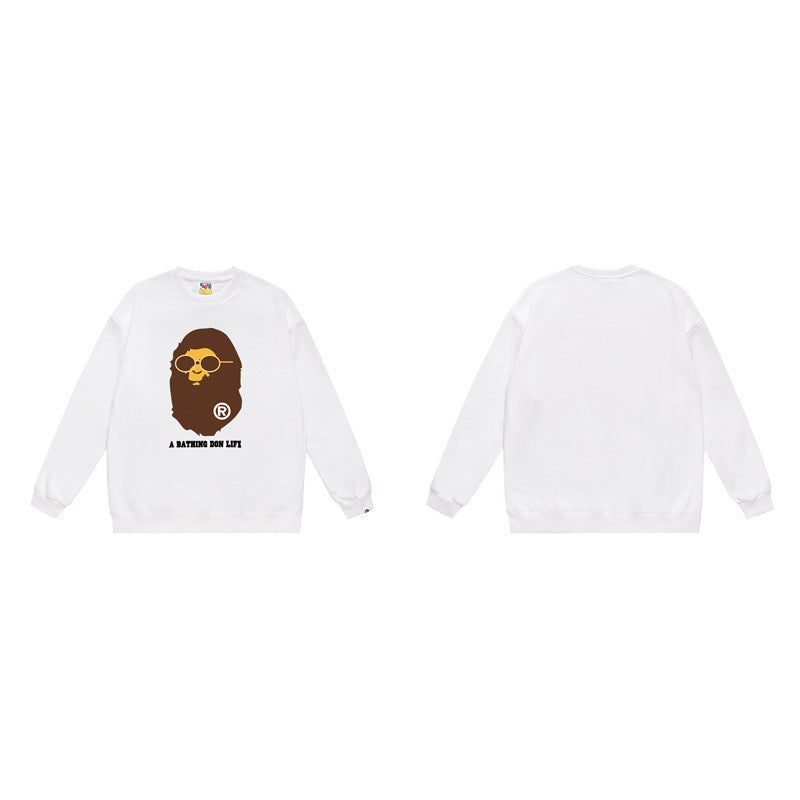 BAPE x Big Sean Swarovski Ape Head Sleeve White