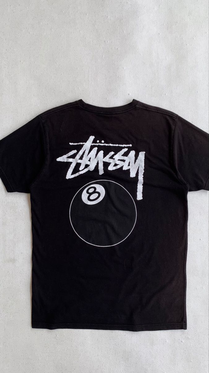 Stussy 8 Ball T-Shirt Black - 22SS