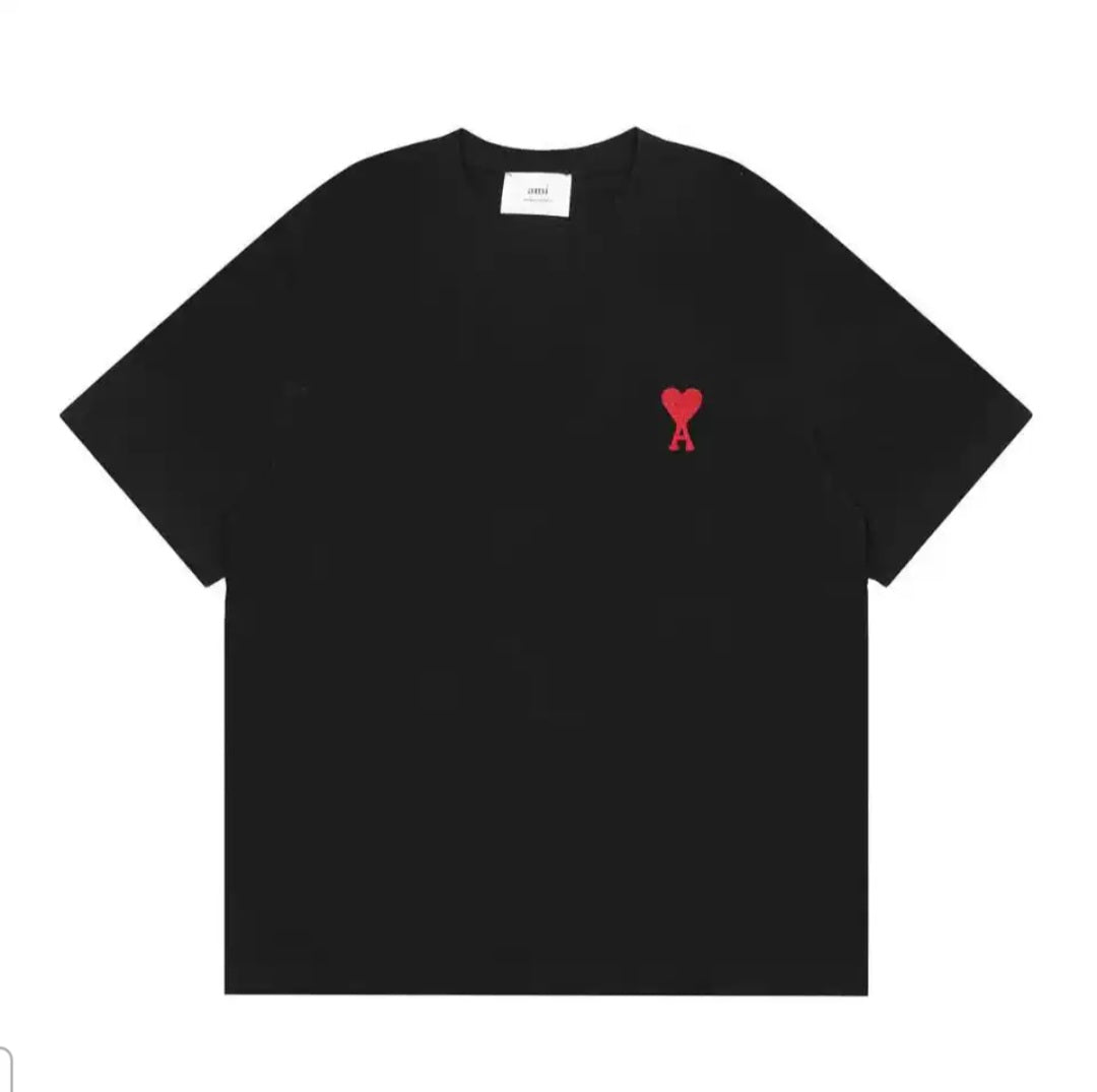 Ami small heart logo T-Shirt Black
