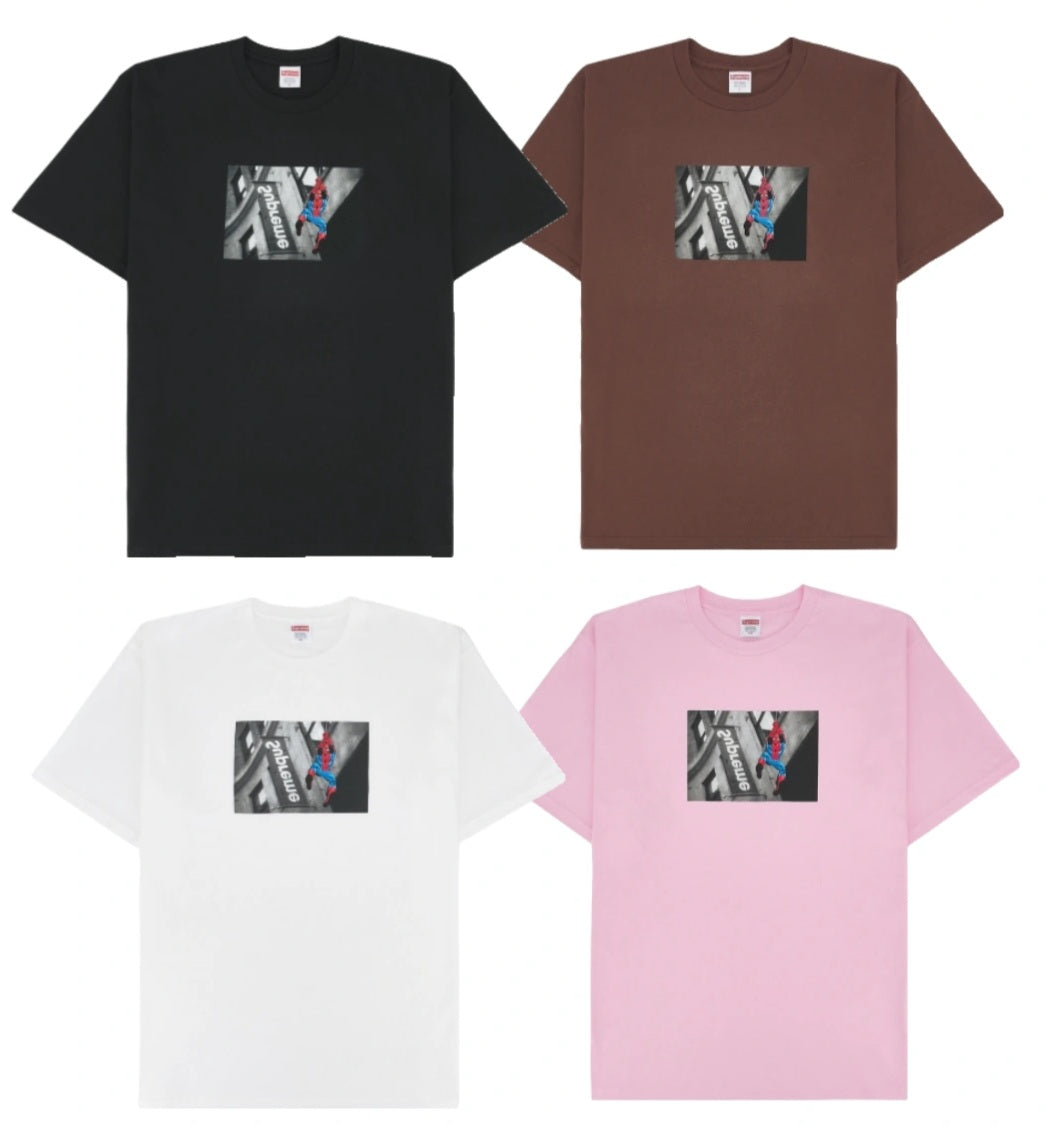 (+4)슈프림 x 스파이더맨 티셔츠 - 26SS