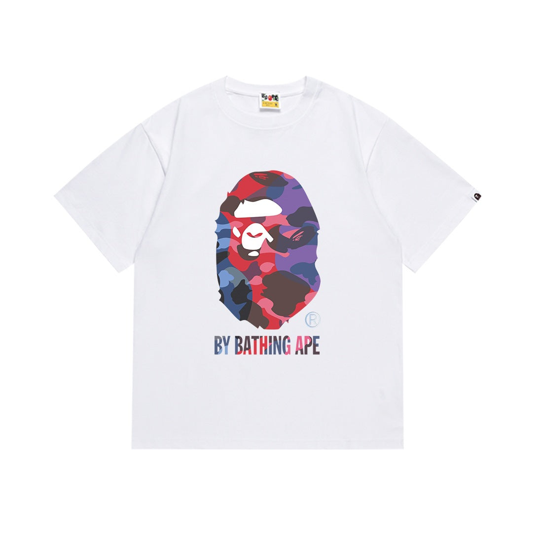 BAPE Color Camo Crazy By Bathing Ape Tee White