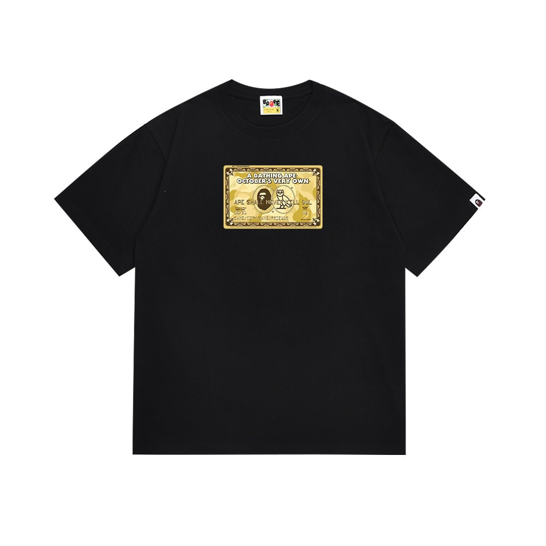 Bape x OvO Card Black t