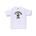 BAPE Colors College Tee White Military color
