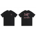 Arc'teryx Kragg SL Cotton Bird Word SS T-Shirt Black/Pink