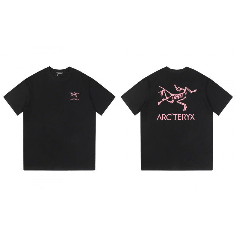 Arc'teryx Kragg SL Cotton Bird Word SS T-Shirt Black/Pink