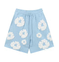 Denim Tears The Cotton Wreath Shorts Sky Blue