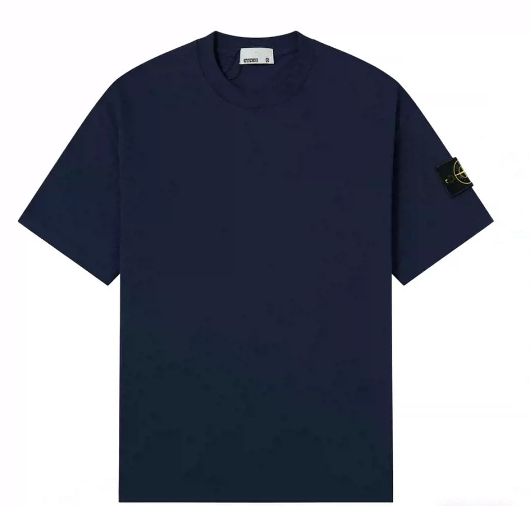 (+7)Stone Island color cotton t-shirt