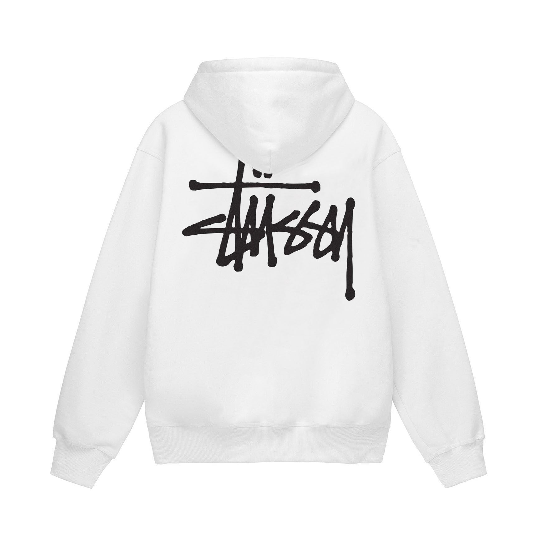 Stussy Basic Hoodie Ash Heather