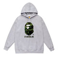 Bape Big Ape Head Hoodie Green Gray