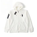 Polo Ralph Lauren Big pony Hoodie zip White S/S