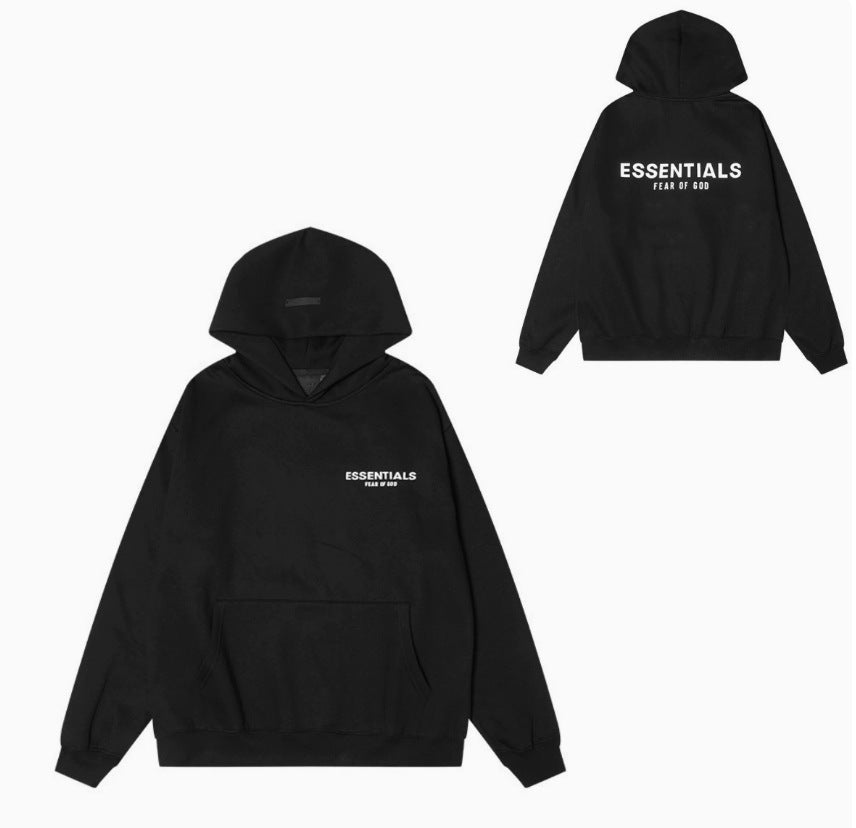 Essentials Fleece Hoodie Black - 25FW