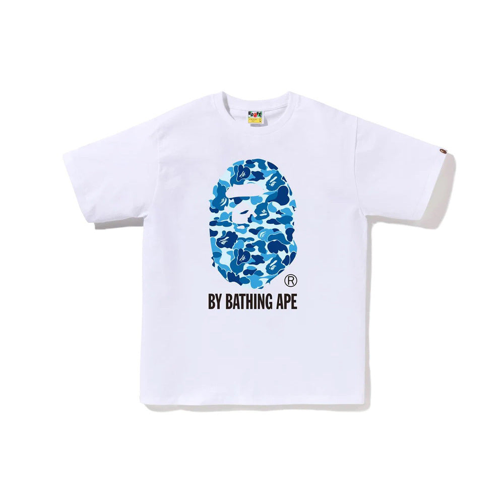 BAPE ABC Camo By Bathing Ape T-Shirt White Blue
