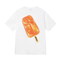 Stussy Popsicle Tee T-Shirts Orange Ice bar White