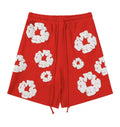 Denim Tears The Cotton Wreath Shorts Red