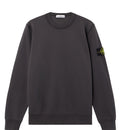 Stone Island Cotton Fleece Regular Fit Crewneck Sweatshirt Dark Gray