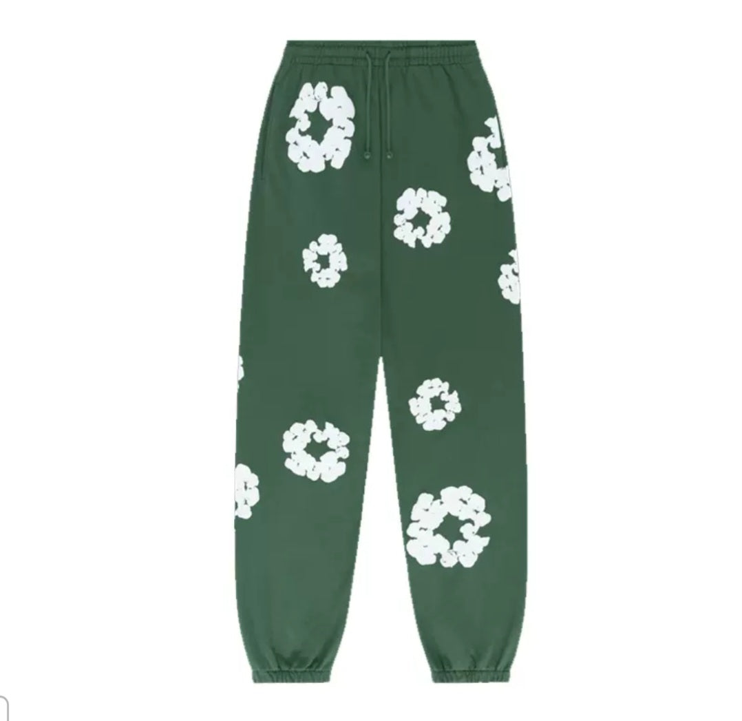 Denim Tears The Cotton Wreath Sweatpants Green
