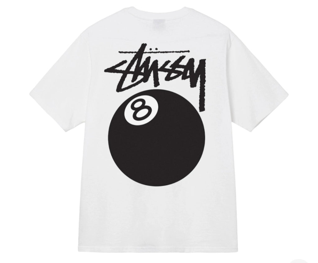 Stussy 8 Ball T-Shirt White - 22SS