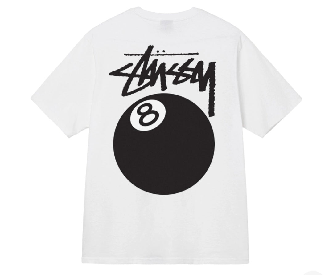 Stussy 8 Ball T-Shirt White - 22SS