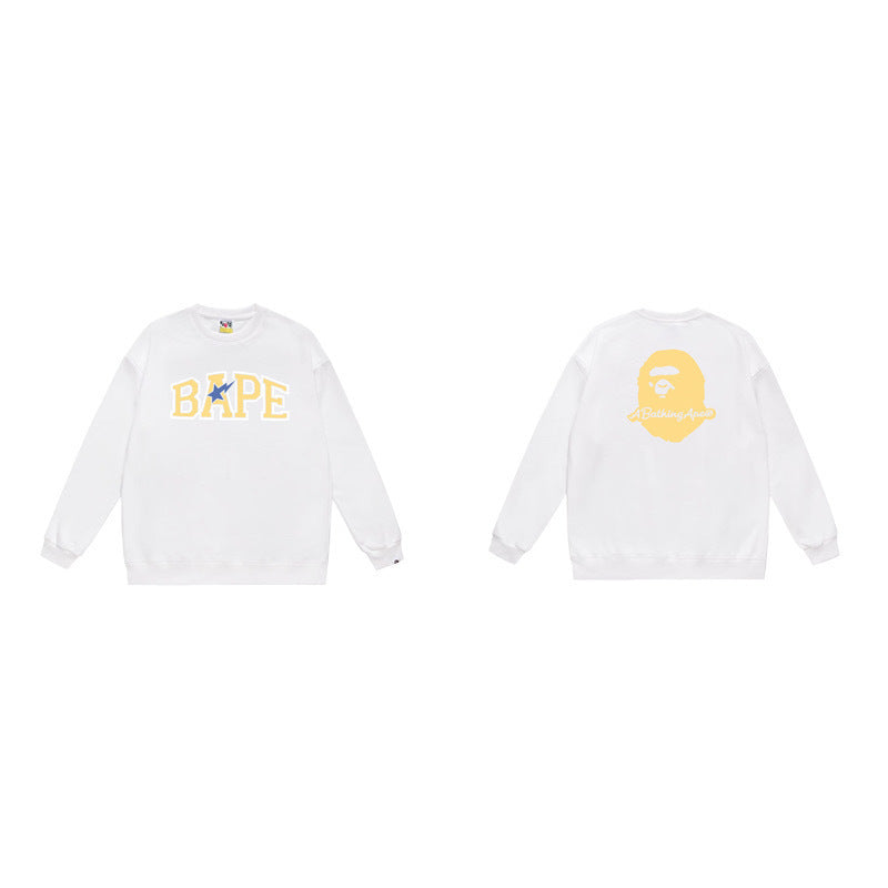 A Bathing Ape Color sta ape Sleeve White/Yellow