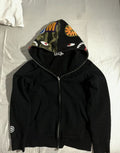 BAPE ABC Camo Reversible Shark Full Zip Hoodie Green