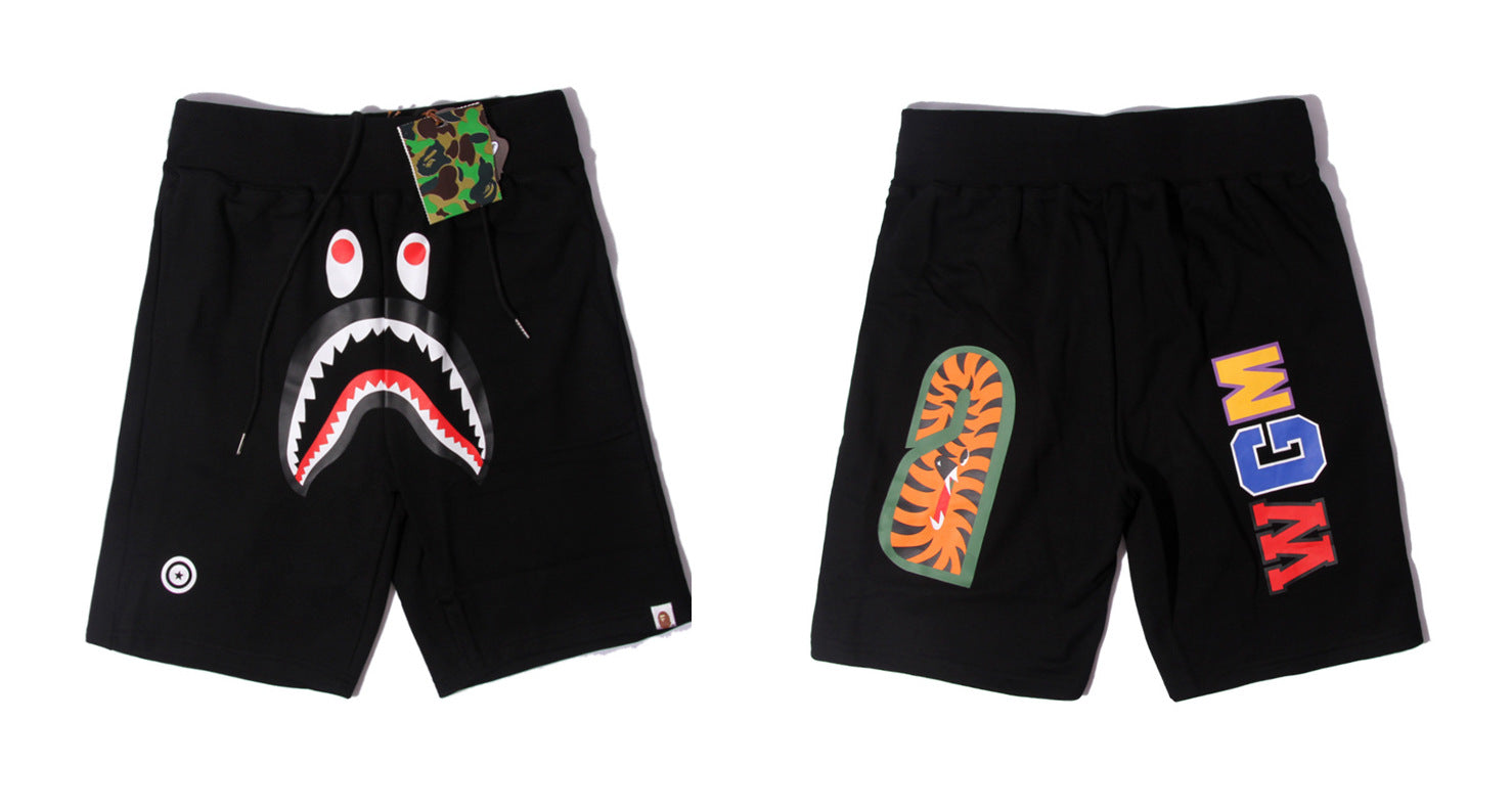 BAPE Shark Sweatshorts Black