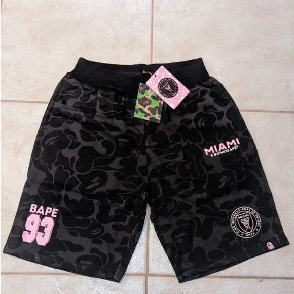 BAPE x Inter Miami CF Sweatshort Black