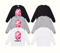 (+3)A Bathing Ape Color Camo Big Ape Head Sleeve Pink/+3