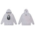 BAPE Tiger Camo Ape Head Hoodie Gray