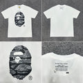 Bape x Undefeated Apehead Tee White