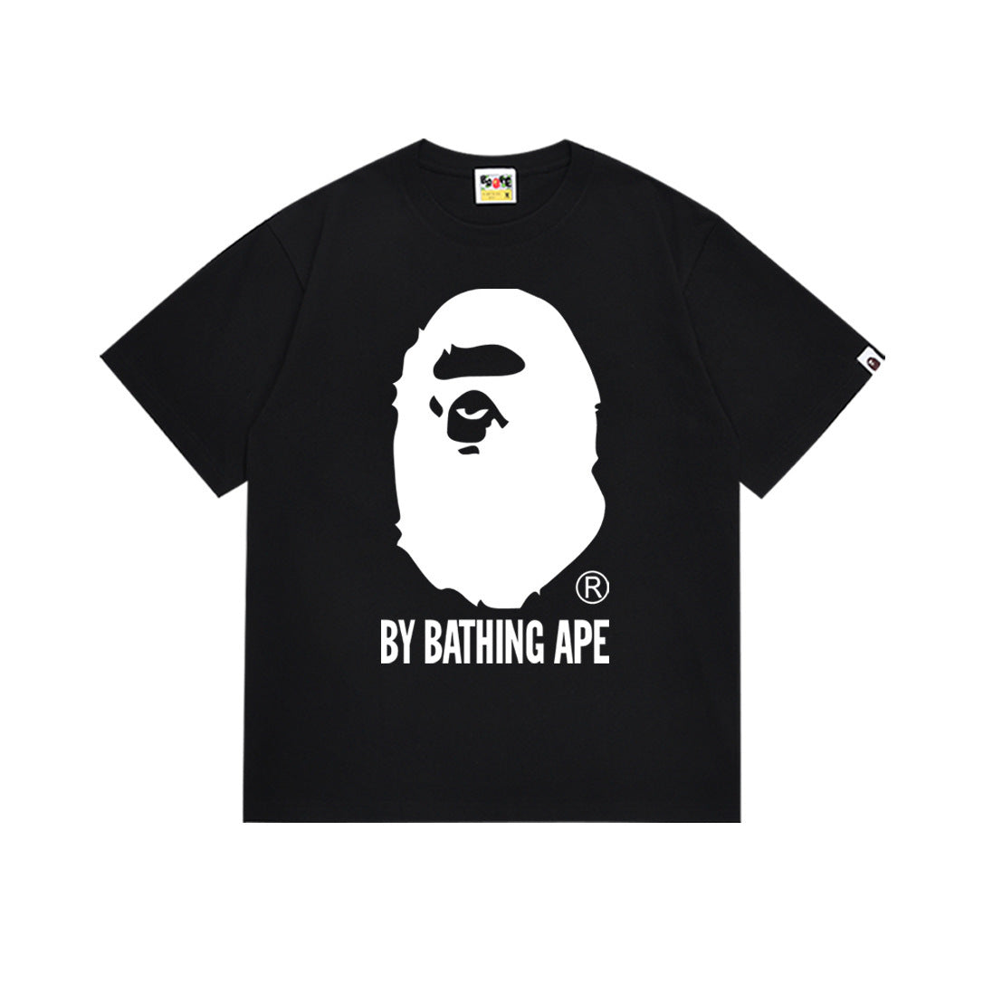 BAPE Overdye By Bathing Ape Relaxed Fit Tee Black